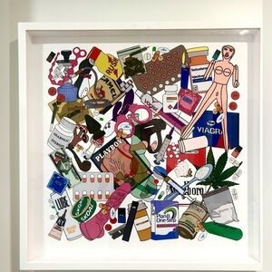 Andy blank framed art